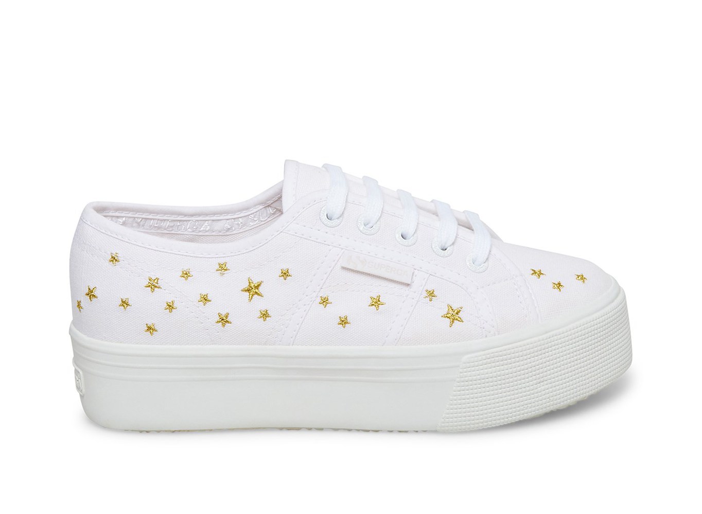 Platform Feminino Branco - Superga 2790 Embroidery - HLUJN-6270